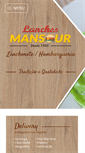 Mobile Screenshot of lanchesmansour.com.br